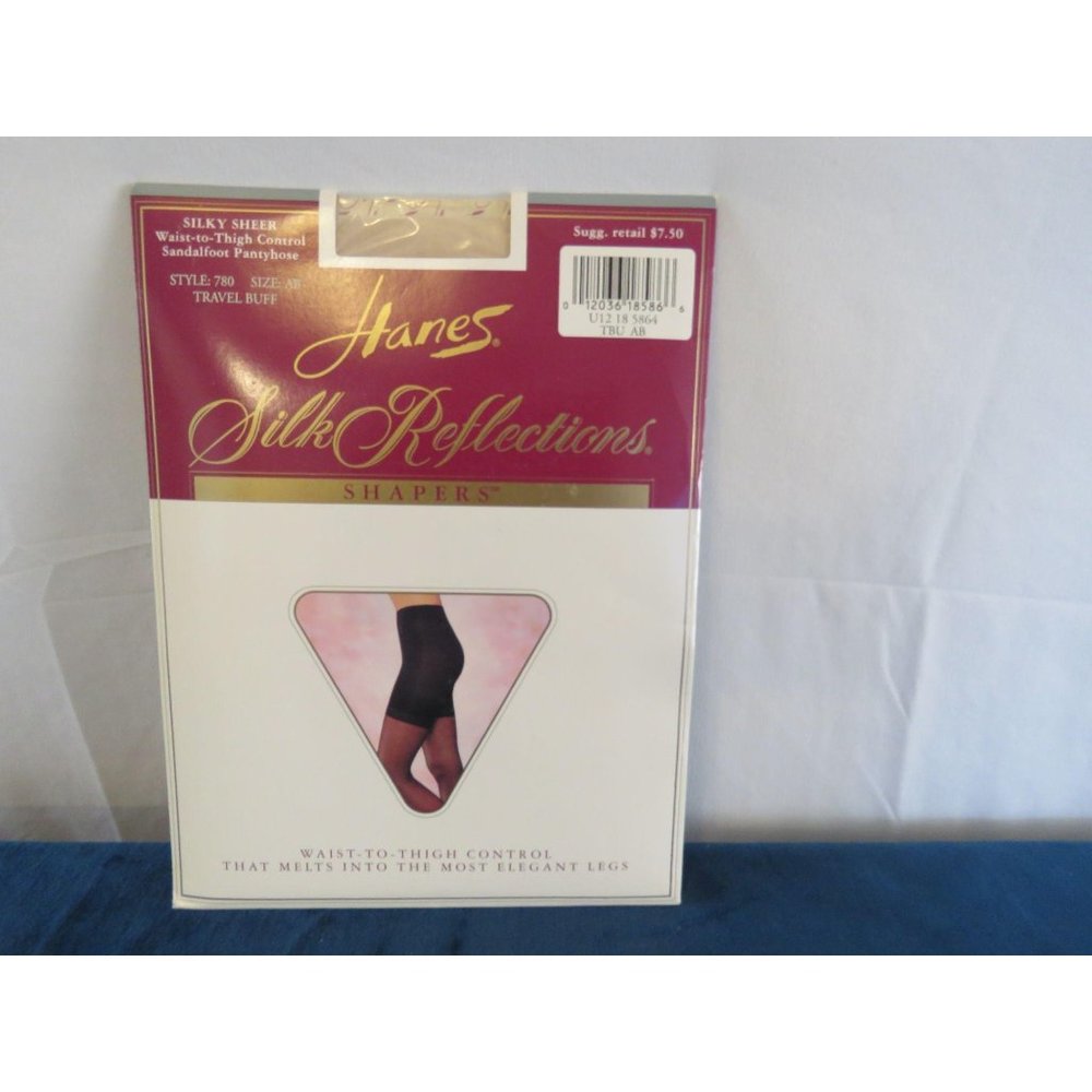VTG Hanes Silk Shapers Panty Hose Small NEW